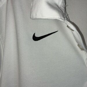 Nike Dri-FIT White Polo